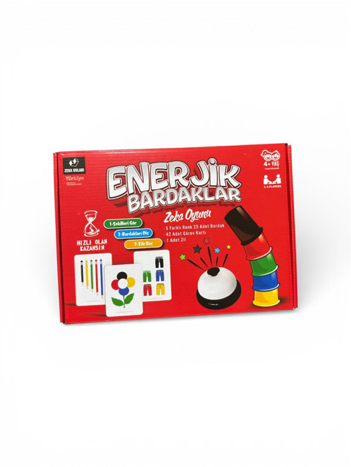 Zenitho Zeka Dolabı Enerjik Bardaklar - Hız, Dikkat ve Refleks Oyunu (+4 Yaş)