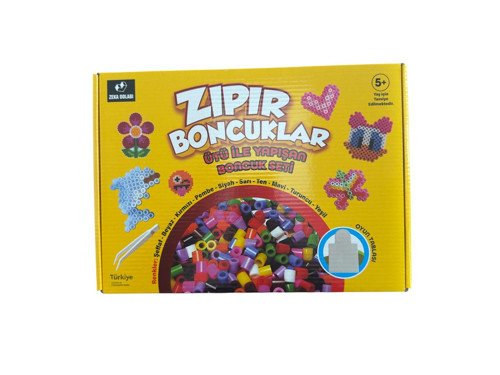 Zenitho Zıpır Boncuklar - Ütü ile Yapışan Renkli Boncuk Seti (+5 Yaş)