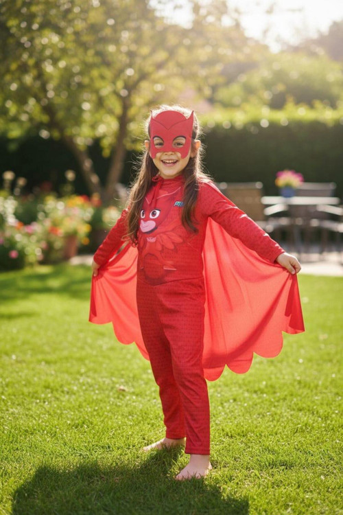 Baykuş Kız Kassız Çocuk Kostümü