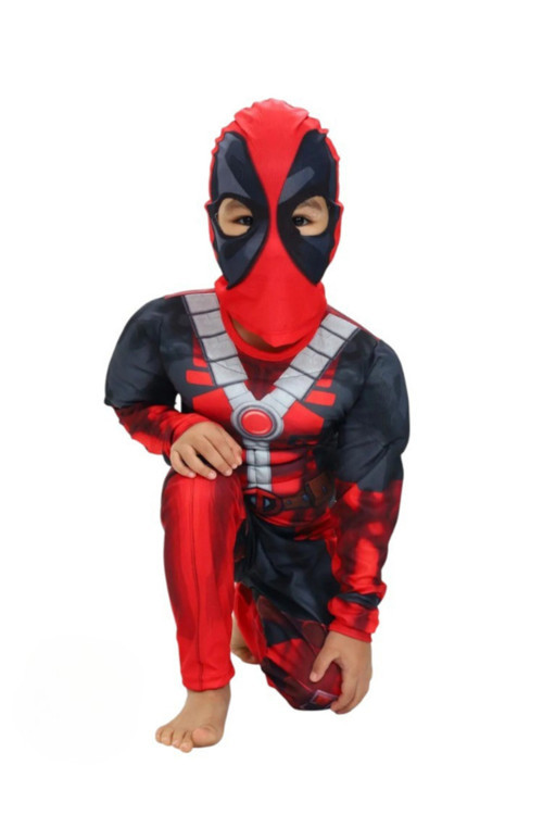 Deadpool Kaslı Çocuk Kostümü