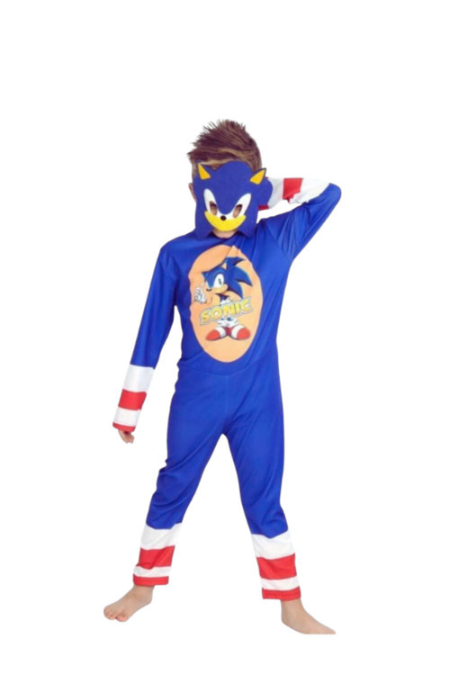 Sonic Kassız Çocuk Kostümü