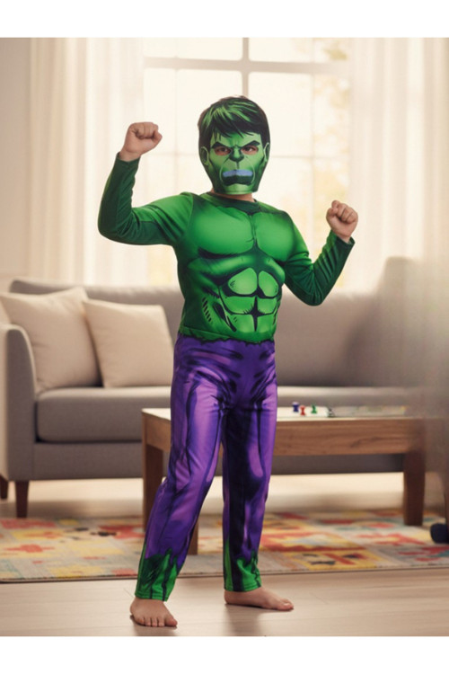 Hulk Kassız Erkek Çocuk Kostüm