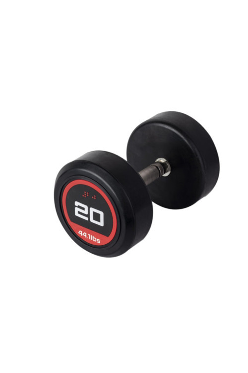 313 Sport 20 KG Kauçuk Kaplı Profesyonel Olimpik DUMBBELL ( Dambıl )