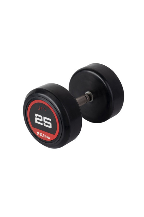 313 Sport 25 KG Kauçuk Kaplı Profesyonel Olimpik DUMBBELL ( Dambıl )