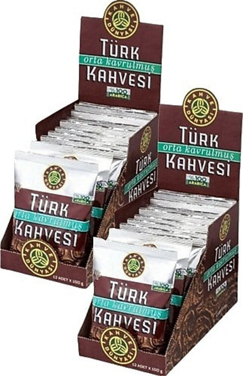 Orta Kavrulmuş Türk Kahvesi 100 gr x 24 Adet