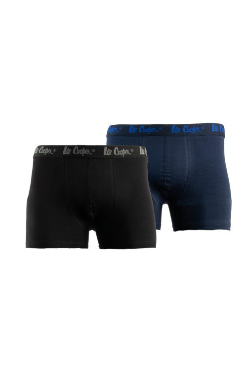 Valley Erkek 2'Li Boxer Siyah-Lacivert
