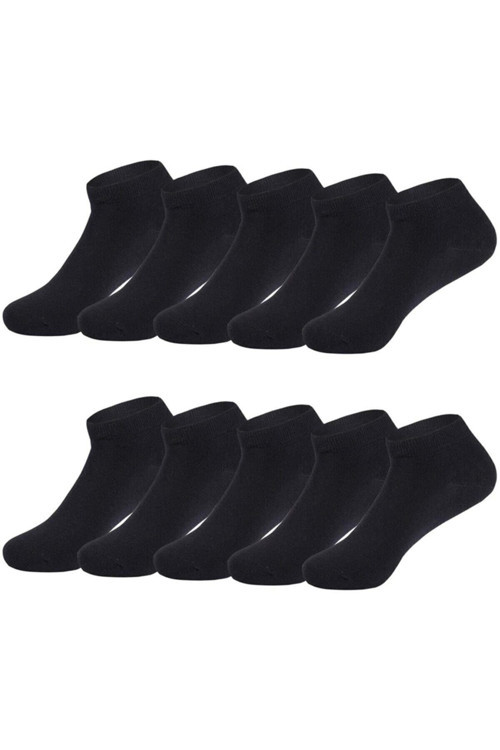 12 Çift Unisex Dikişsiz Patik Çorap