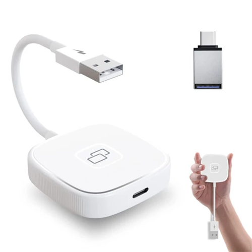 Apple iPhone USB+Lightning Carplay Mirror Adaptör Çevirici -Youtube Netflix Tiktok Video Yansıtı