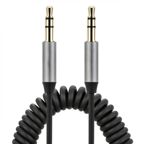 Griffin Spiral Araç Ses Aktarım Kablosu Aux Kablo 2/3mm-(5775)