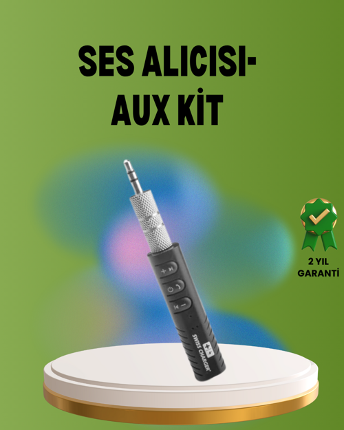 Hızlı Şarjlı Bluetooth Ses Alıcısı – Ev Araç ve Ofis İçin