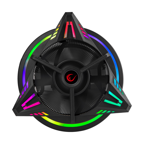 RAMPAGE COOLBLADE RM-C03 Rainbow 12cm RGB CPU Hava Soğutma (AMD ve INTEL Tüm İşlemcilere Uyumlu