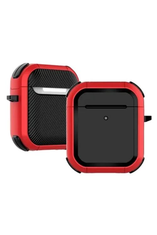 Airpods 2 (2.nesil) Tank Kılıf - Kırmızı