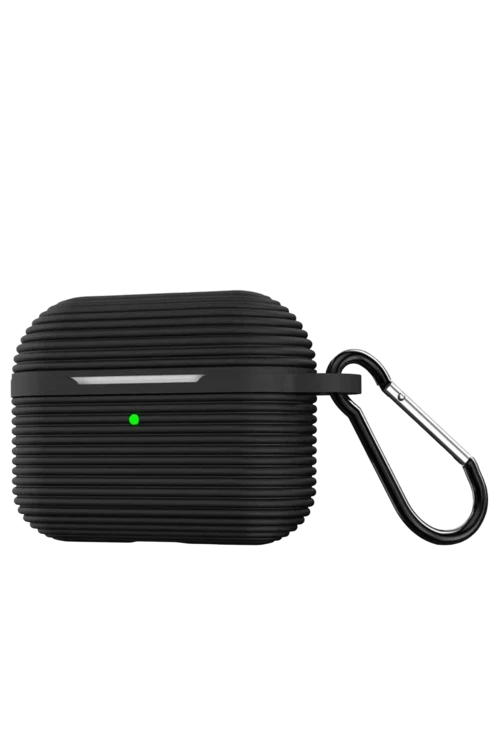 Airpods Pro 3 (3.nesil) Raven Silikon Kılıf - Siyah