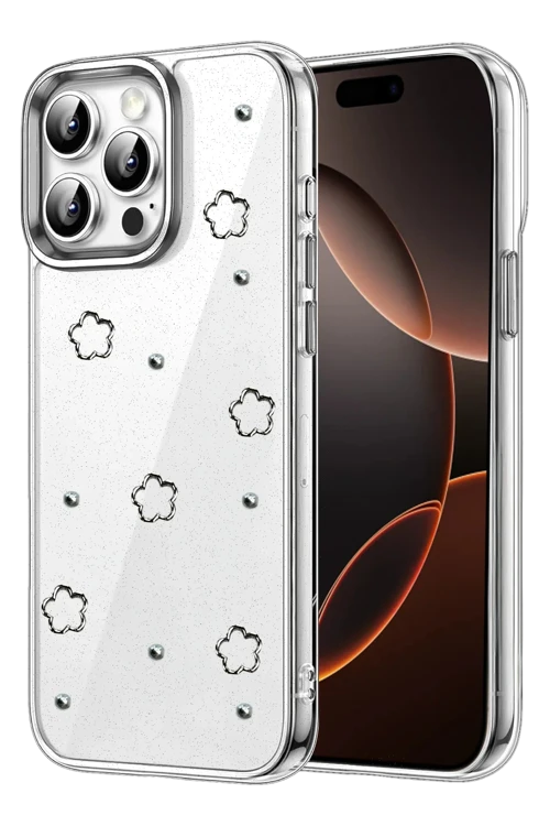Apple iPhone 15 Pro Fiyonk Desenli Kapak - Desen 2