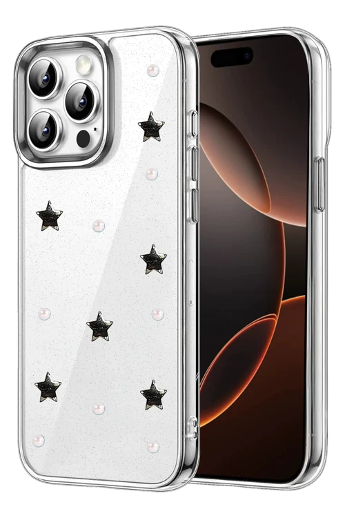 Apple iPhone 15 Pro Fiyonk Desenli Kapak - Desen 7