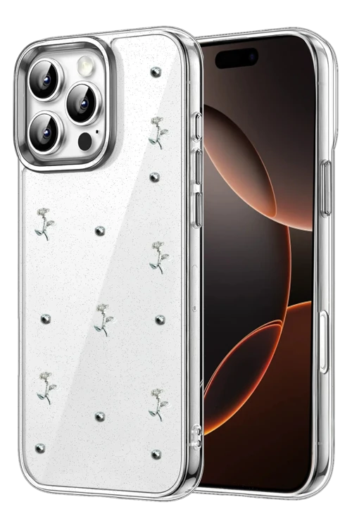 Apple iPhone 16 Pro Max Fiyonk Desenli Kapak - Desen 4