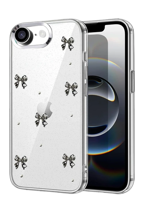 Apple iPhone 16E Fiyonk Desenli Kapak - Desen 5