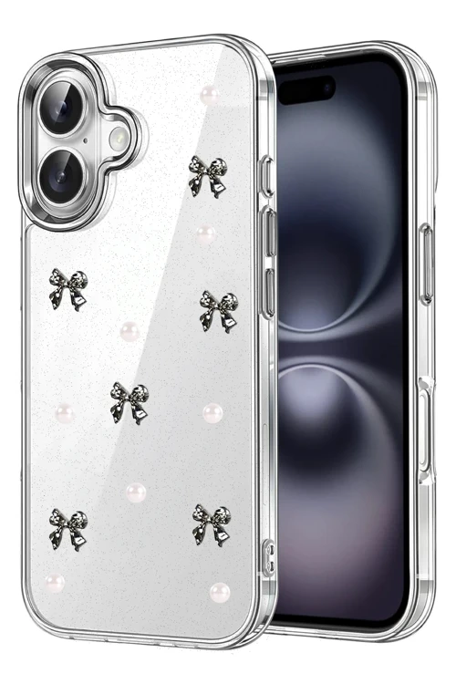 Apple iPhone 17 Fiyonk Desenli Kapak - Desen 8