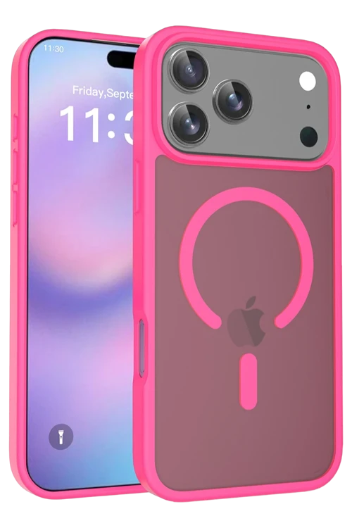 Apple iPhone 17 Pro Jota Magsafe Kapak - Rose