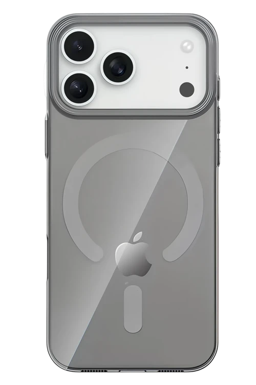 Apple iPhone 17 Pro Max PC Blank Magsafe Kapak - Natural Grey