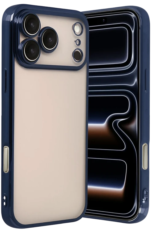 Apple iPhone 17 Pro Razer Lensli Silikon - Lacivert