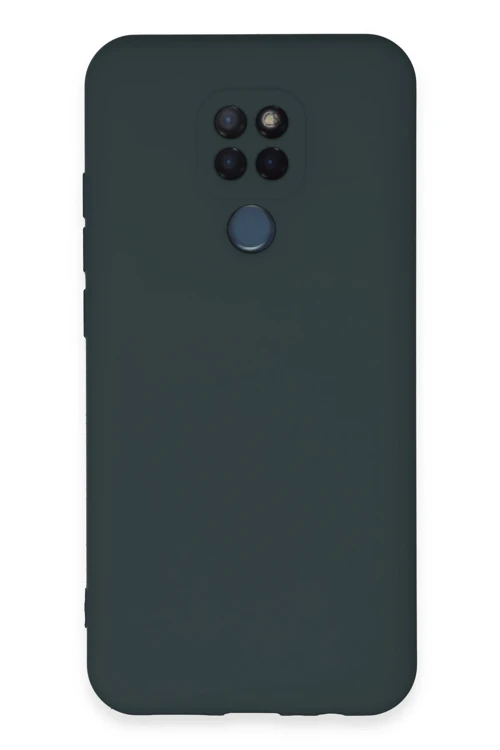 General Mobile GM 20 Kılıf Nano içi Kadife Silikon - Koyu Yeşil