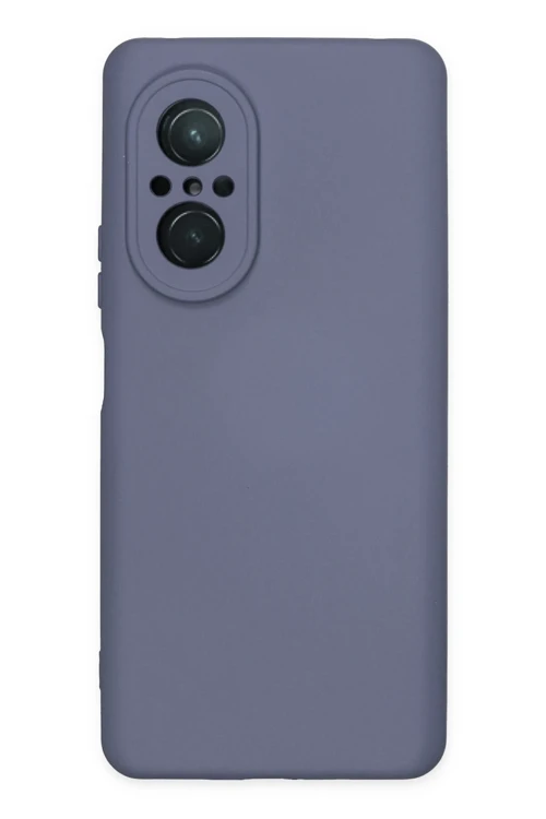 Huawei Nova 9 Se Kılıf Nano İçi Kadife Silikon - Gri
