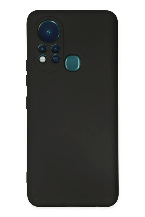 İnfinix Hot 11s Kılıf Nano içi Kadife Silikon - Siyah