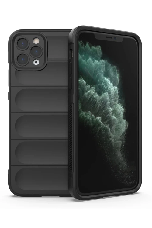 iPhone 11 Pro Kılıf Optimum Silikon - Siyah