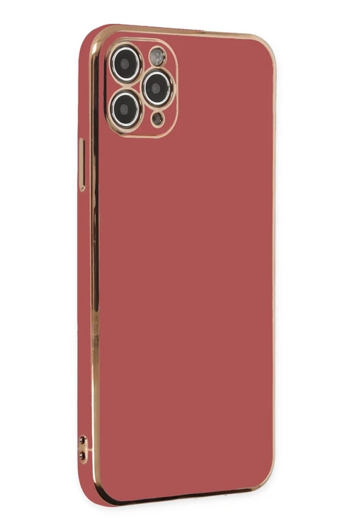 iPhone 11 Pro Max Kılıf Volet Silikon - Kırmızı