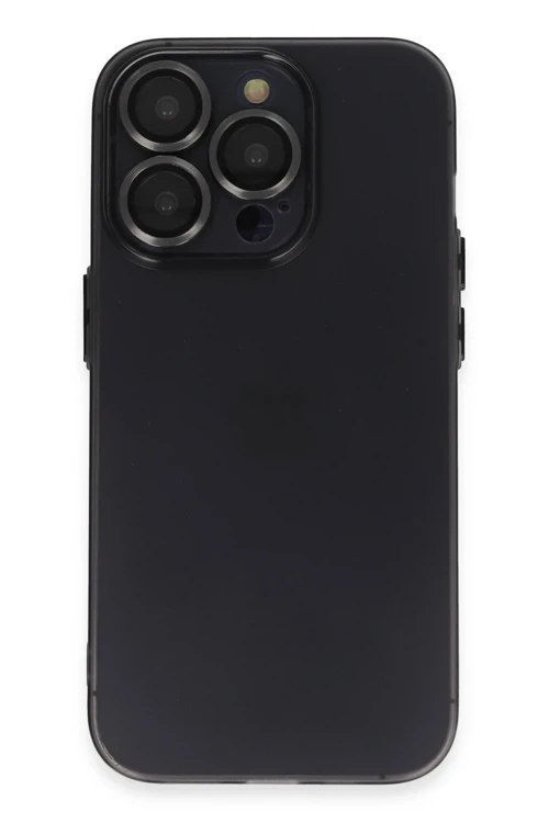 iPhone 13 Pro Kılıf Luko Lens Silikon - Siyah