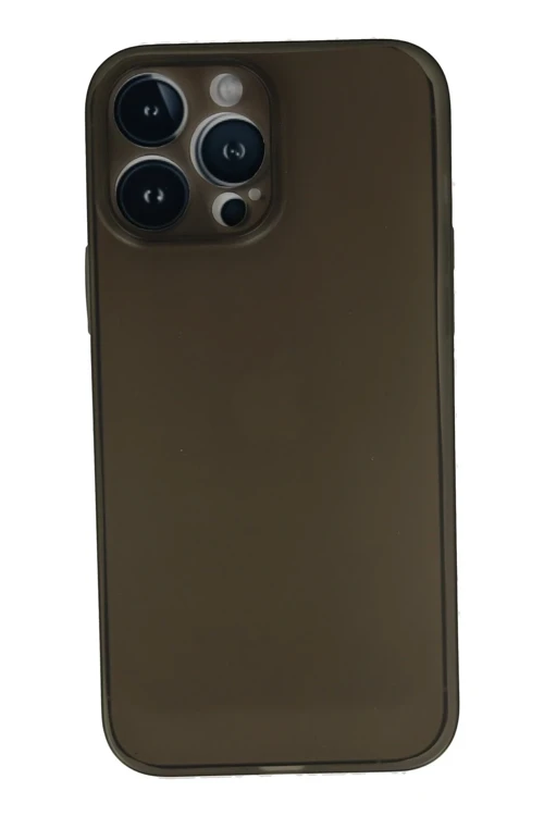 iPhone 13 Pro Kılıf PP Ultra İnce Kapak - Gri