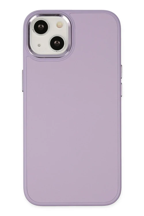 iPhone 14 Plus Kılıf Asya Deri Silikon - Lila