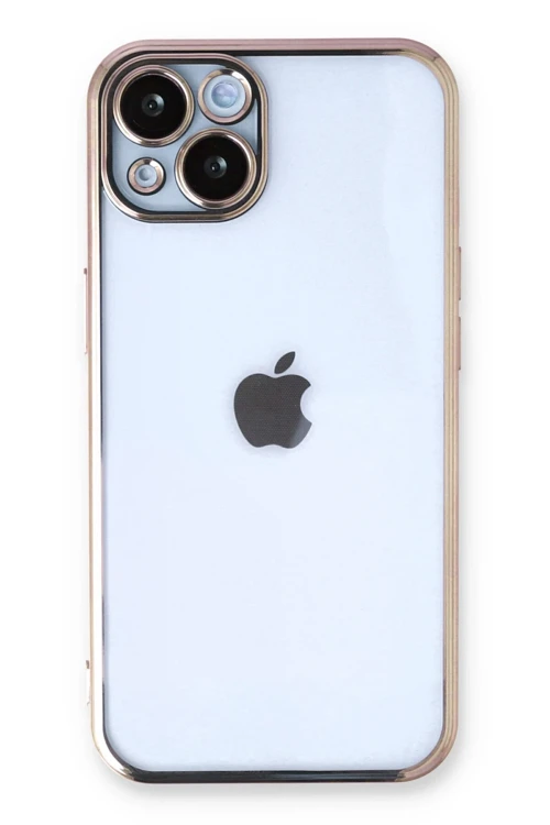 iPhone 14 Kılıf Razer Lensli Silikon - Gold