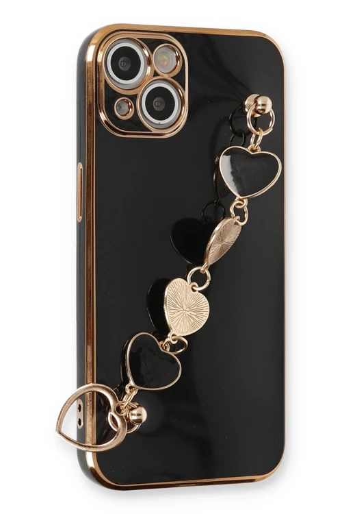 iPhone 14 Plus Kılıf Esila Silikon - Siyah