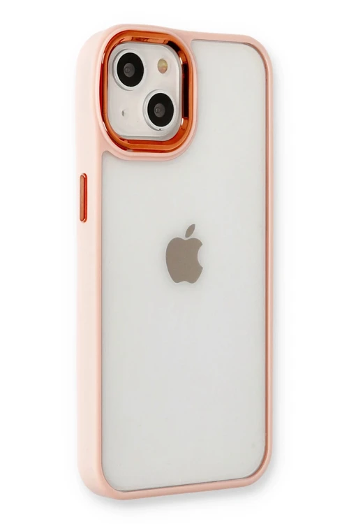 iPhone 14 Plus Kılıf Dora Kapak - Pudra