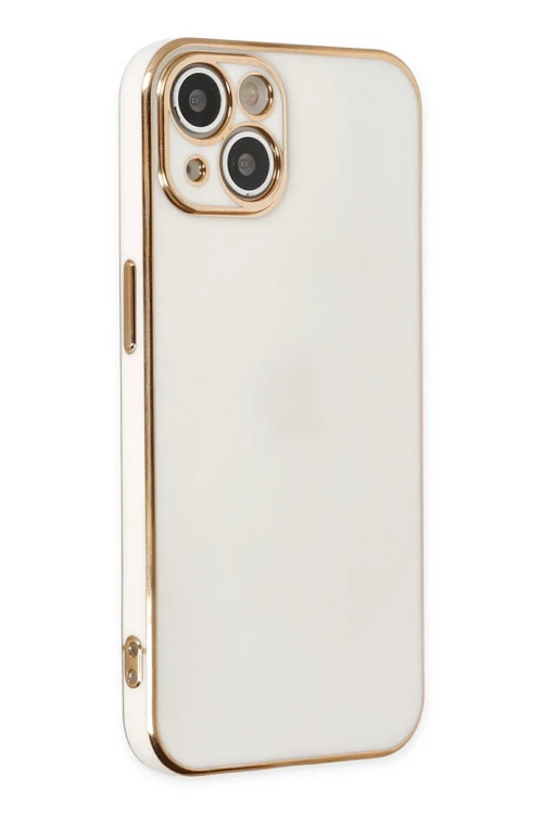 iPhone 14 Kılıf Volet Silikon - Beyaz