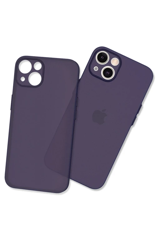 iPhone 14 Plus Kılıf Puma Silikon - Koyu Mor