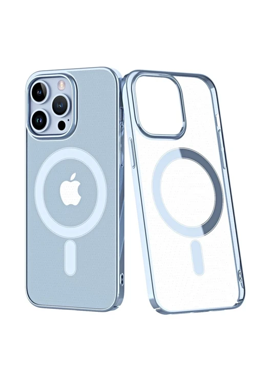 iPhone 14 Pro Max Kılıf Element Magneticsafe Sert Kapak - Sierra Blue