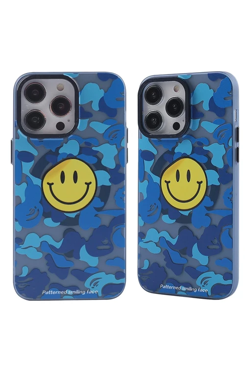 iPhone 14 Pro Max Kılıf Apollo Magneticsafe Desenli Kapak - Apollo Mavi - 1