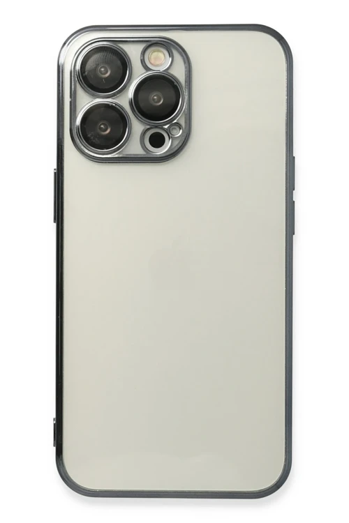 iPhone 14 Pro Max Kılıf Razer Lensli Silikon - Siyah
