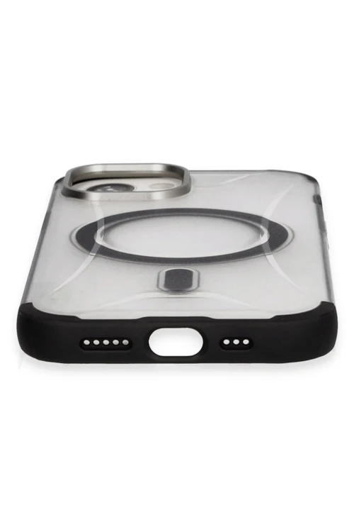 iPhone 15 Hilton Magsafe Kapak - Siyah