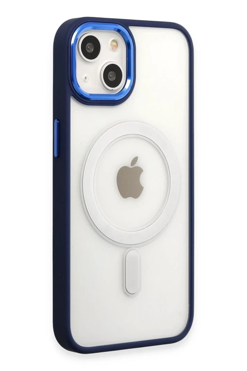 iPhone 15 Pro Kılıf Room Magneticsafe Silikon - Lacivert