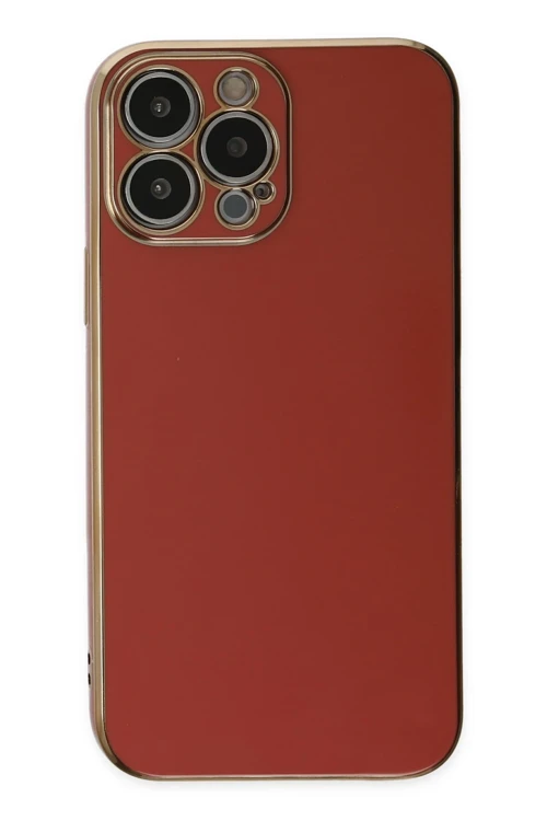 iPhone 15 Pro Max Kılıf Volet Silikon - Kırmızı