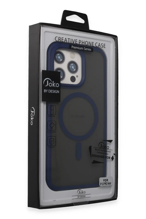 iPhone 15 Pro Max Toras Airbag Magsafe Kapak - Lacivert