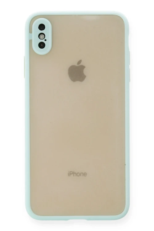 iPhone X Kılıf Montreal Silikon Kapak - Turkuaz