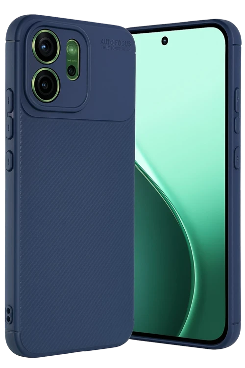Oppo Reno 14 Auto Focus Karbon Kapak - Lacivert