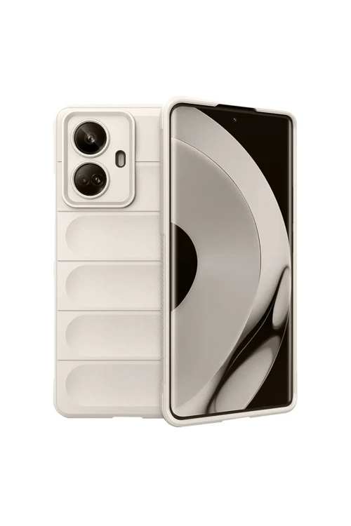 Realme 10 Pro 5G Kılıf Optimum Silikon - Krem