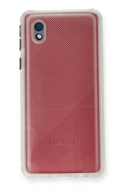 Samsung Galaxy A01 Core Kılıf Miami Şeffaf Silikon - Şeffaf
