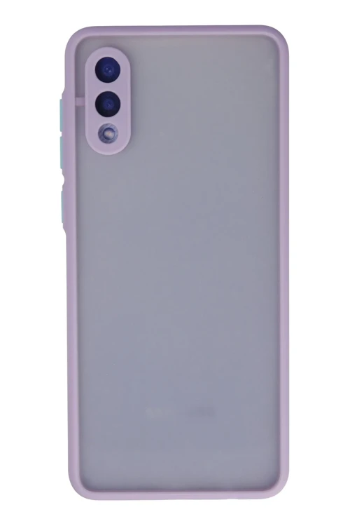 Samsung Galaxy A02 Kılıf Montreal Silikon Kapak - Mor